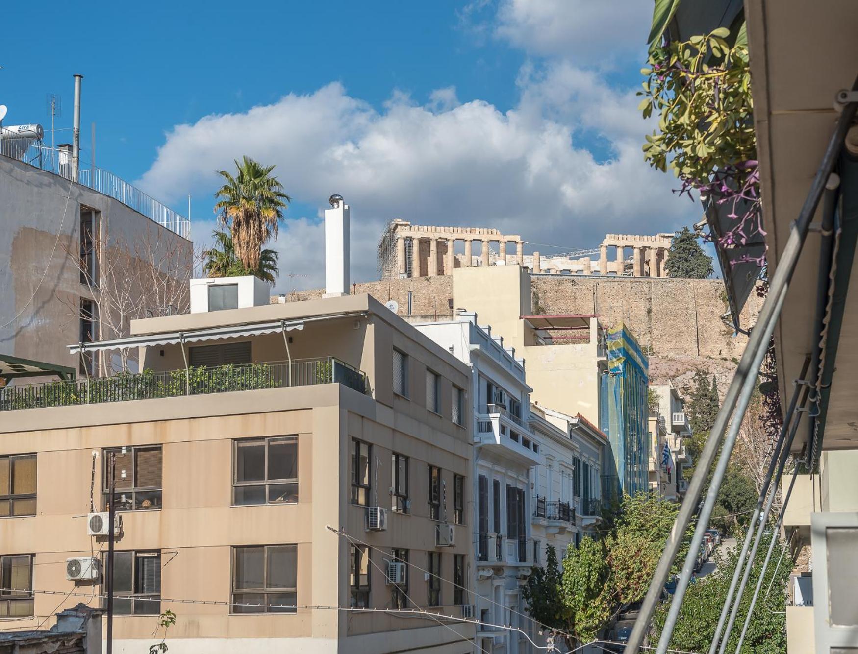 Spacious 2Bds Apt With Acropolis View In Center Афины Экстерьер фото